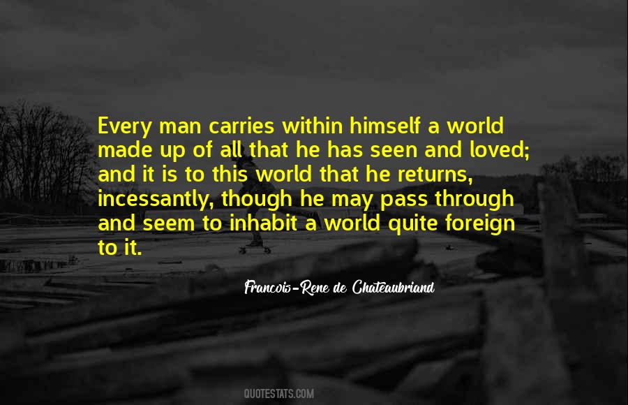 Man Made World Quotes #1192271