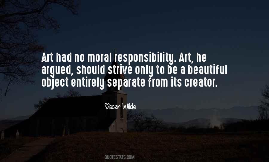 Quotes About Moral Responsibility #1069944