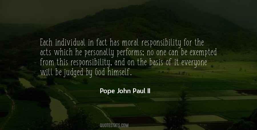 Quotes About Moral Responsibility #1090268