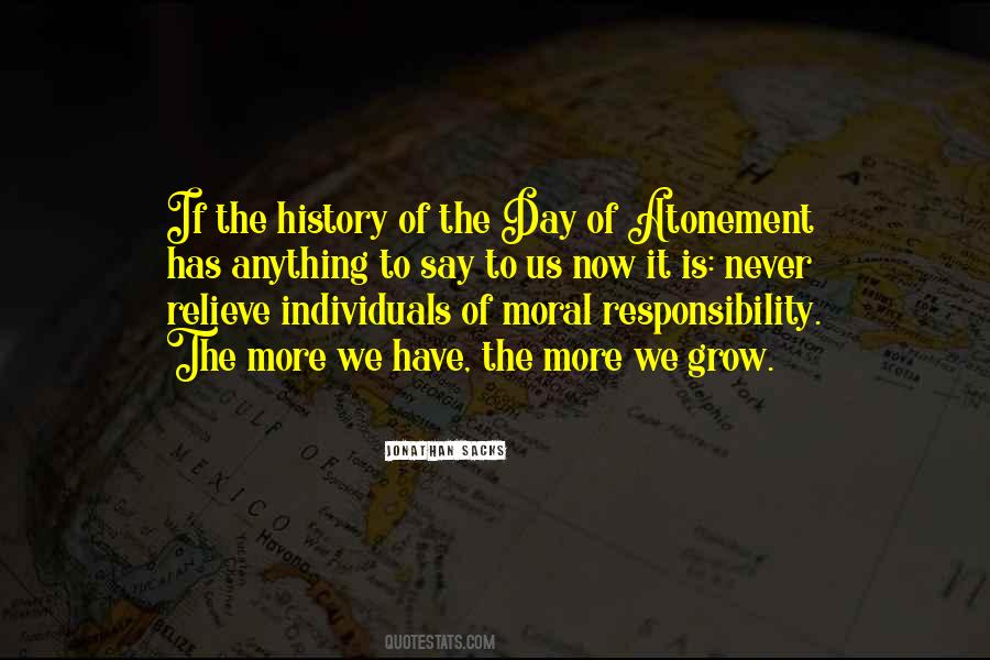 Quotes About Moral Responsibility #1624305