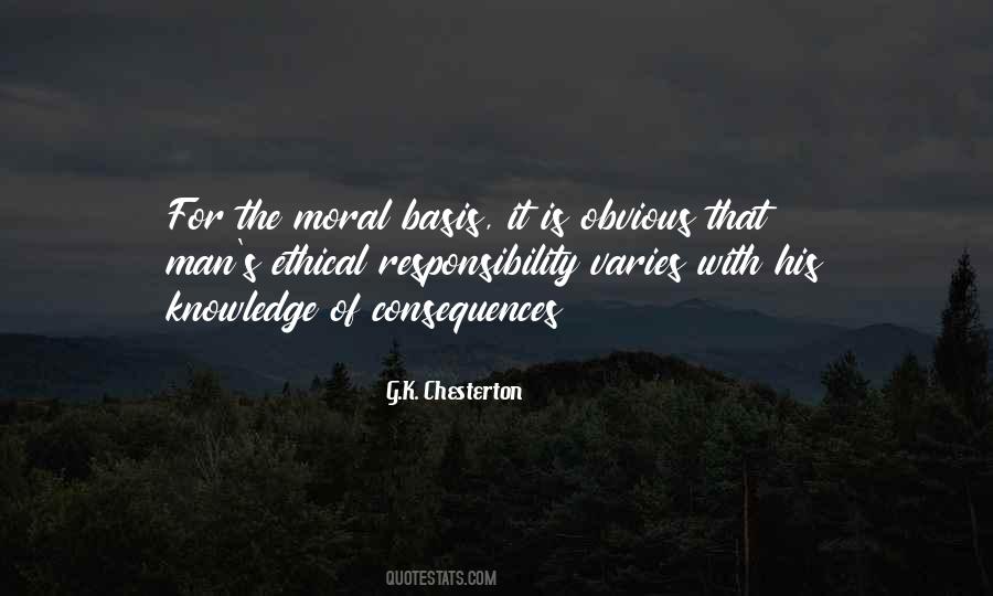 Quotes About Moral Responsibility #364012