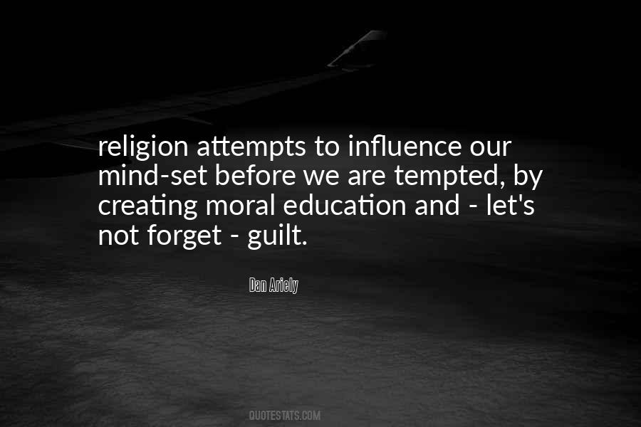Quotes About Moral Education #277092