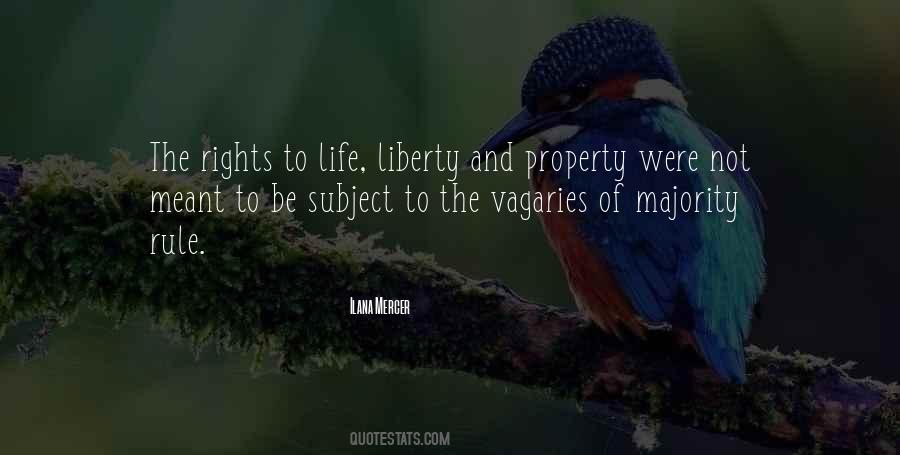 Rights Of Property Quotes #1018503
