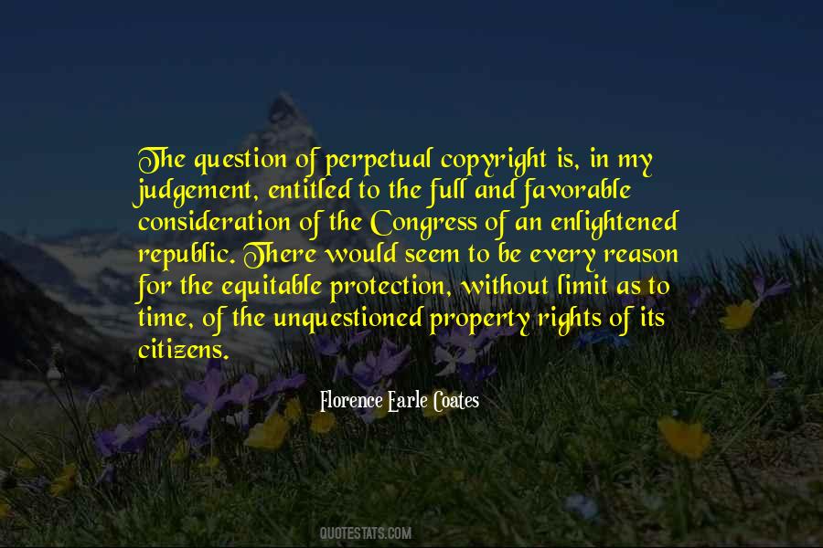 Rights Of Property Quotes #1058656