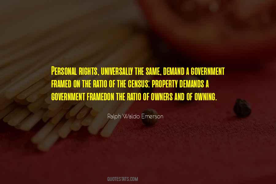 Rights Of Property Quotes #1328000