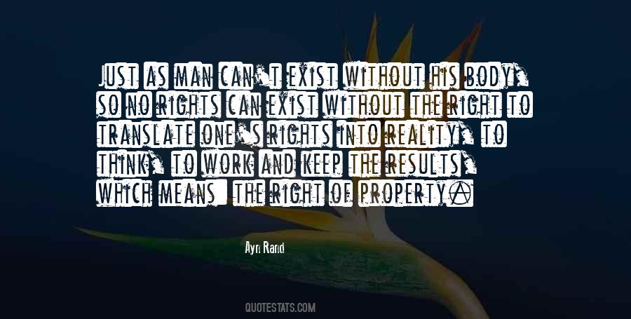 Rights Of Property Quotes #78787