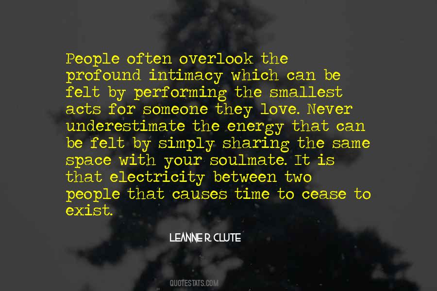 Space Between People Quotes #1684603