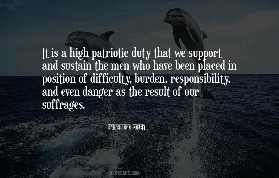 Men Support Quotes #1199937