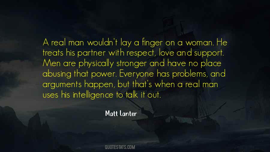 Men Support Quotes #356280