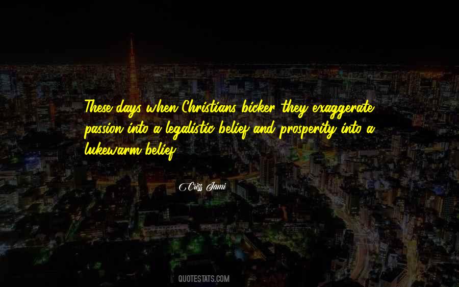 Lukewarm Christians Quotes #1785796