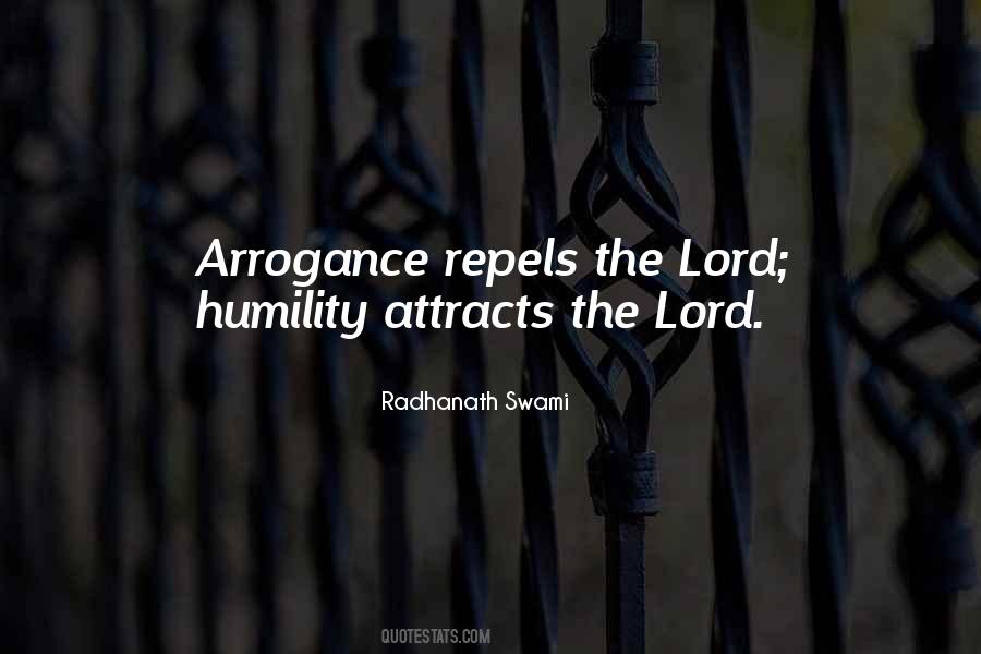 Arrogance Humility Quotes #1843250