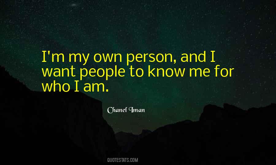 Own Person Quotes #1767704