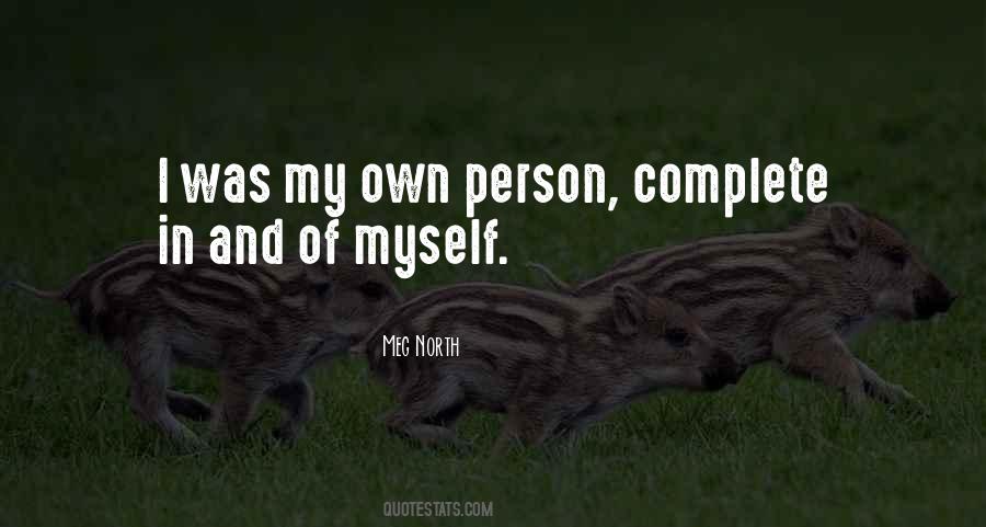 Own Person Quotes #415611