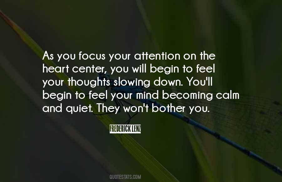Center Of Your Heart Quotes #495784