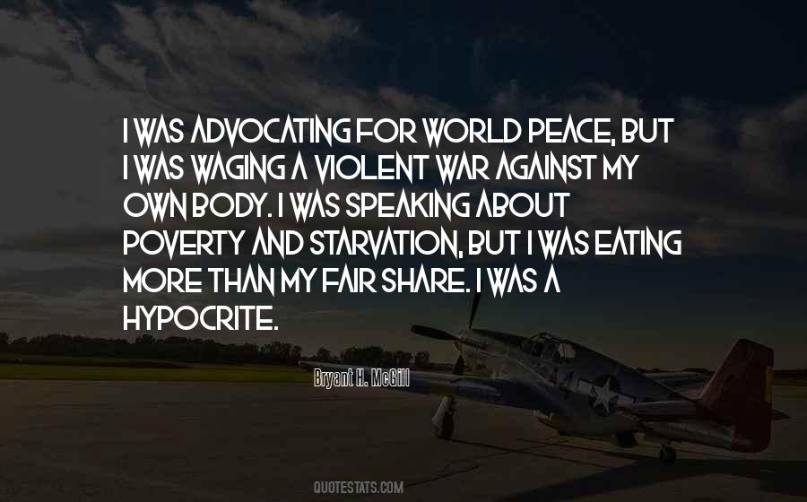 War For Peace Quotes #100002