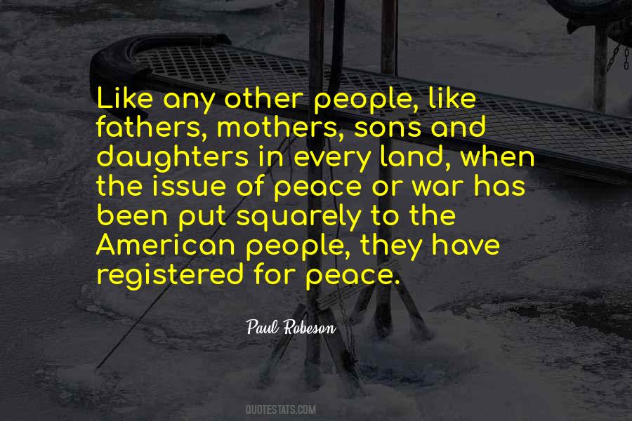 War For Peace Quotes #414255