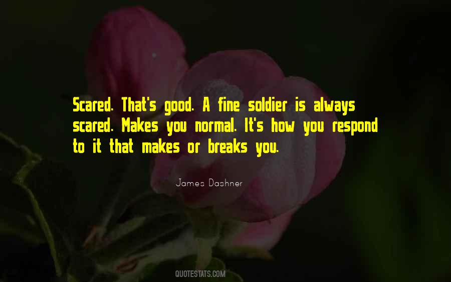 Good Soldier Quotes #524890