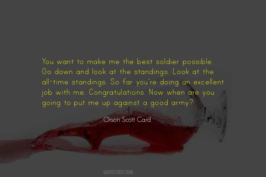 Good Soldier Quotes #824428