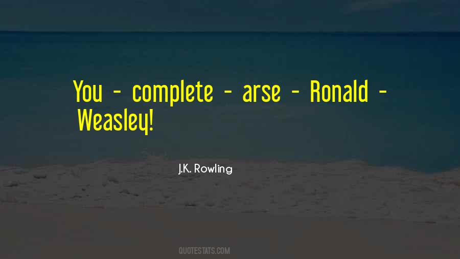 Arse Quotes #1133688