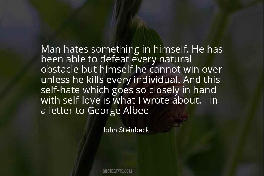 Hate Can T Win Quotes #1191104
