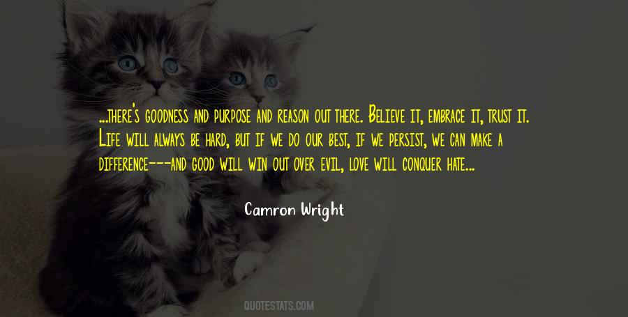 Hate Can T Win Quotes #378665