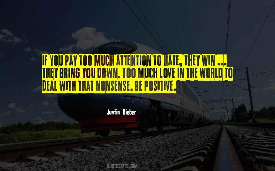 Hate Can T Win Quotes #535269