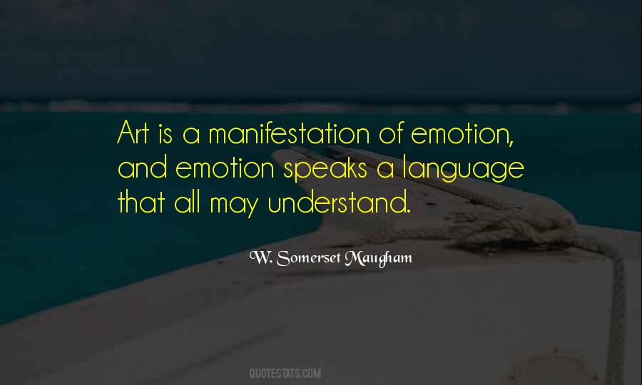 Art And Emotion Quotes #789677