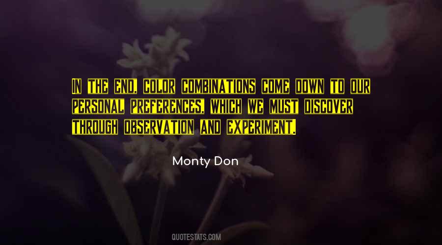 Quotes About Monty #1065203