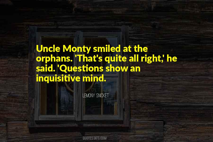 Quotes About Monty #1385343