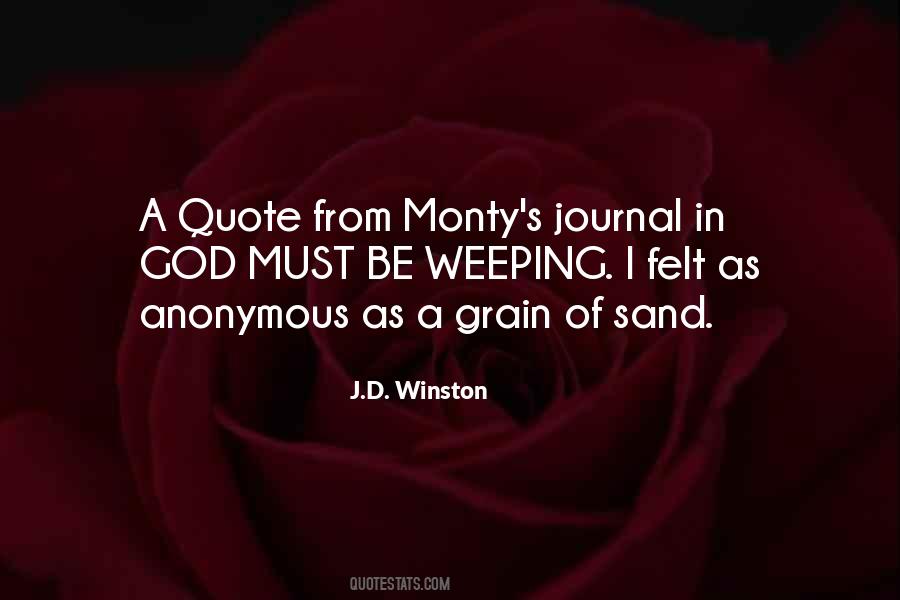 Quotes About Monty #204944