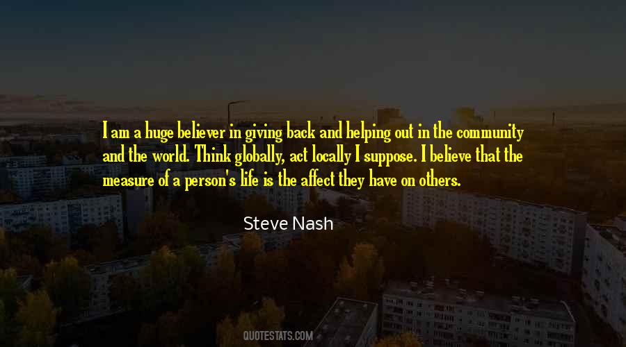 Think Globally Act Locally Quotes #1237248