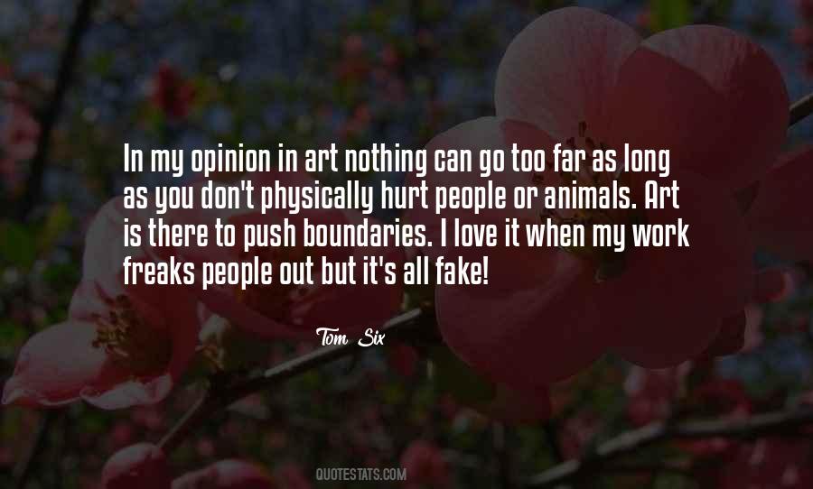 Art Has No Boundaries Quotes #25922