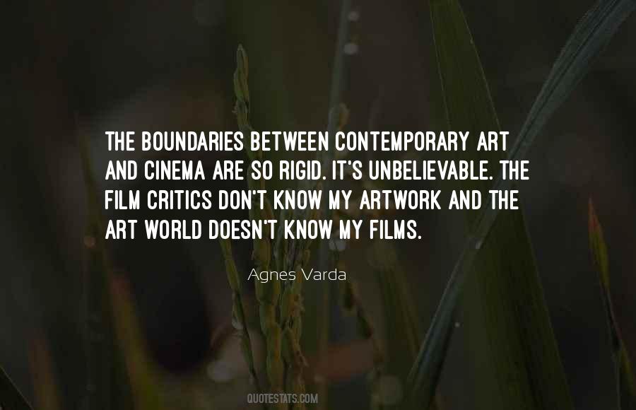 Art Has No Boundaries Quotes #6670