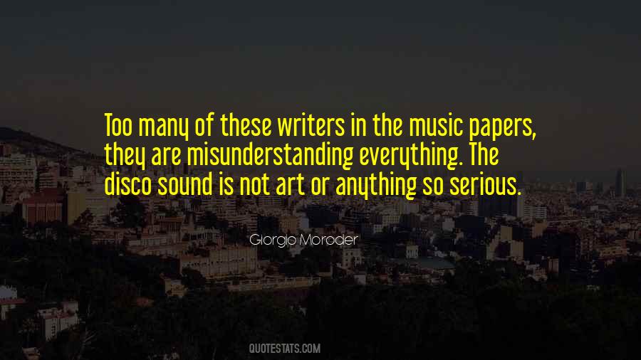 Art In Music Quotes #283582