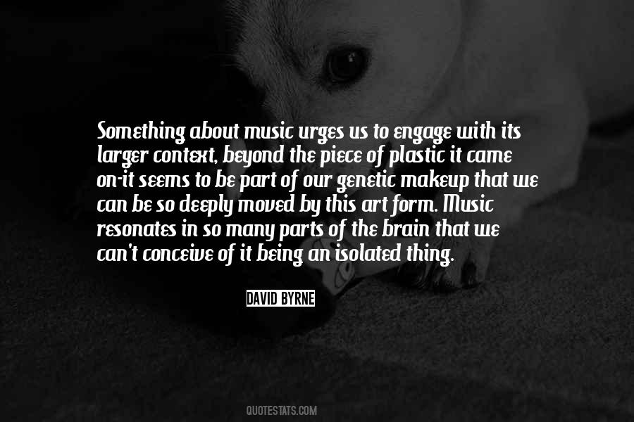 Art In Music Quotes #386925