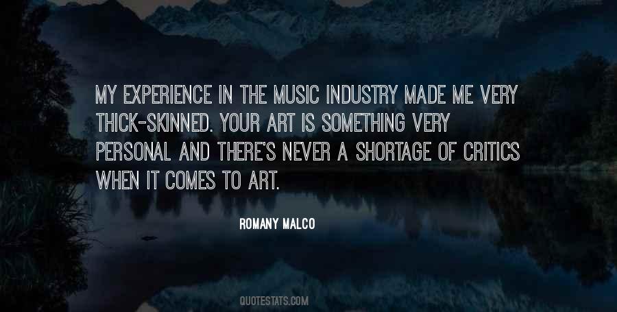 Art In Music Quotes #461955