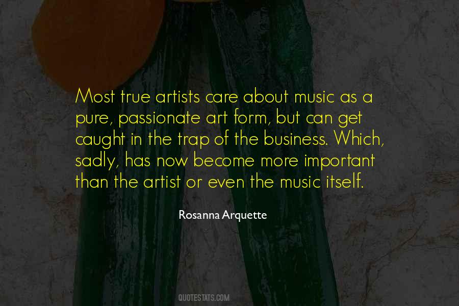Art In Music Quotes #72634