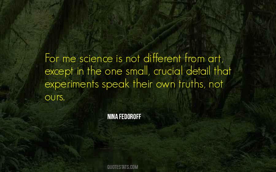 Art In Science Quotes #790076