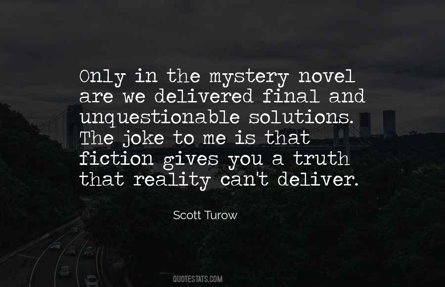 Turow Novel Quotes #1101763