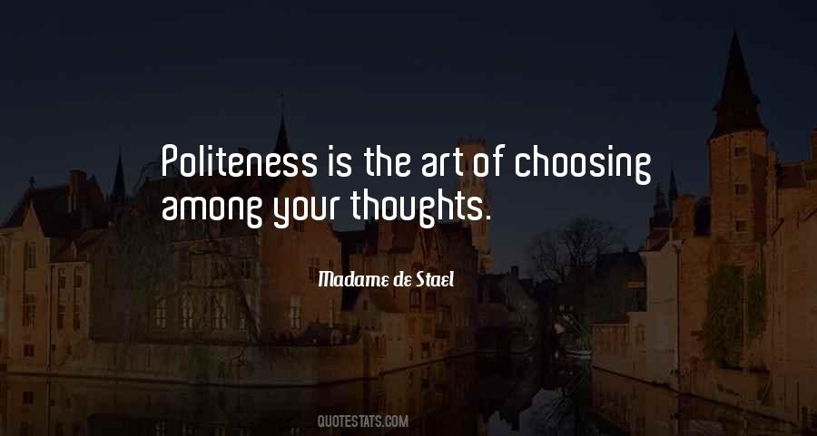 Art Of Choosing Quotes #1699239