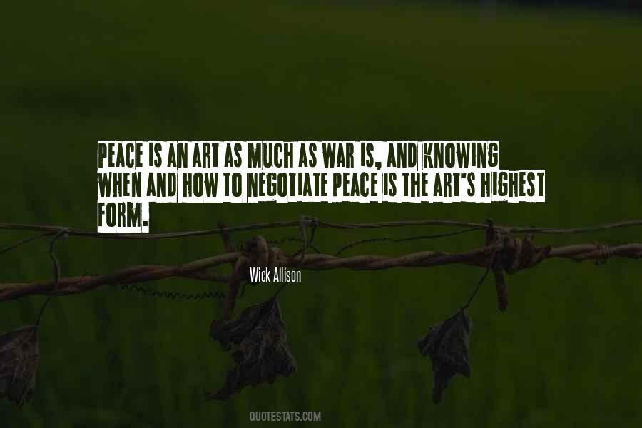 Art Of War Peace Quotes #1024250