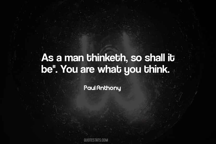 Thinketh So Is He Quotes #1517765
