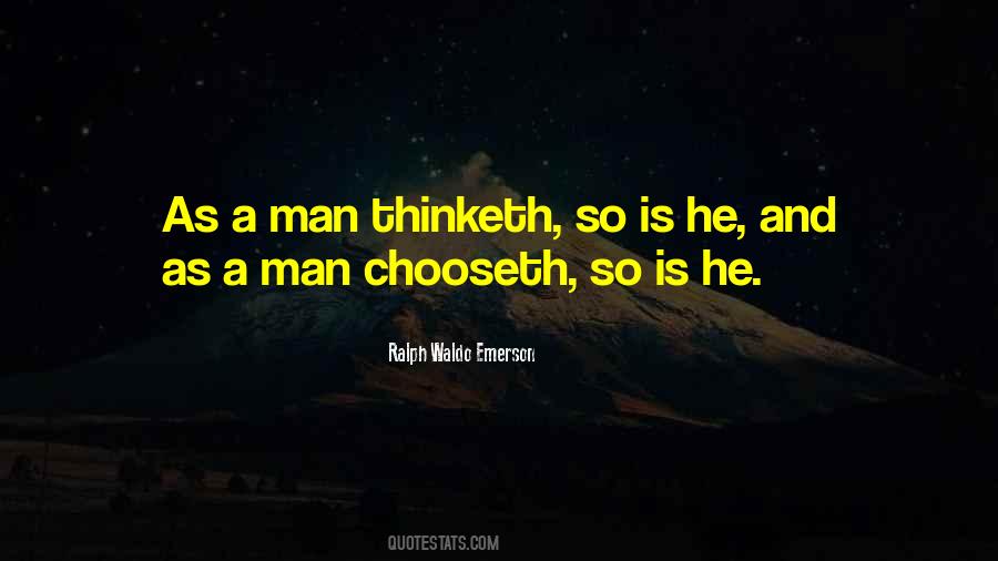 Thinketh So Is He Quotes #323588