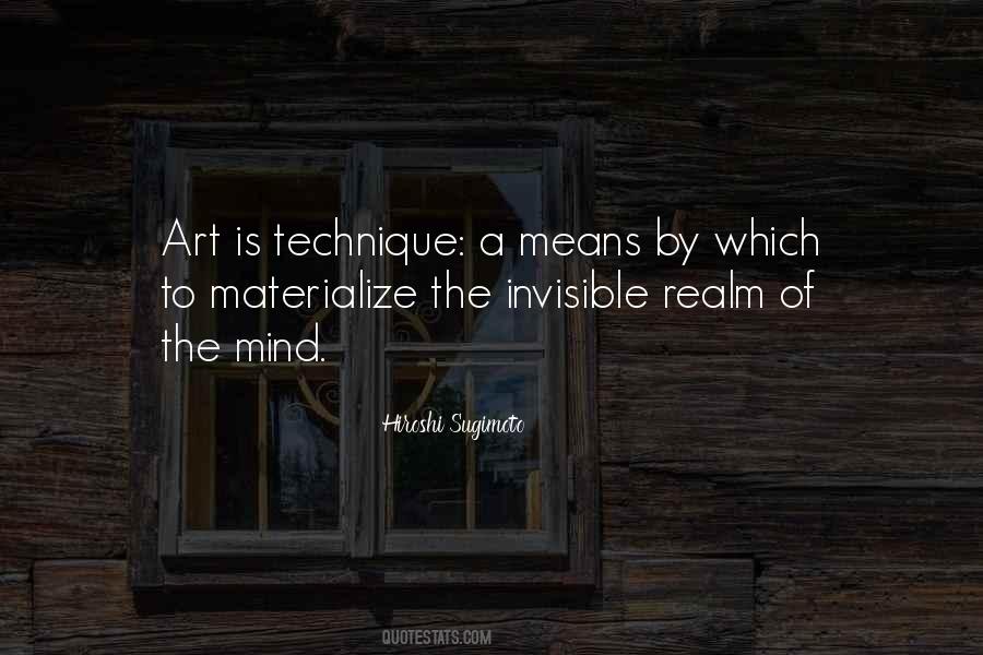 Art Technique Quotes #746023