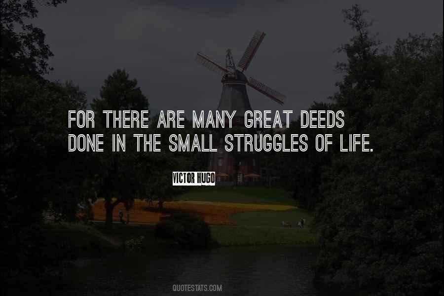 Great Deeds Quotes #1275687