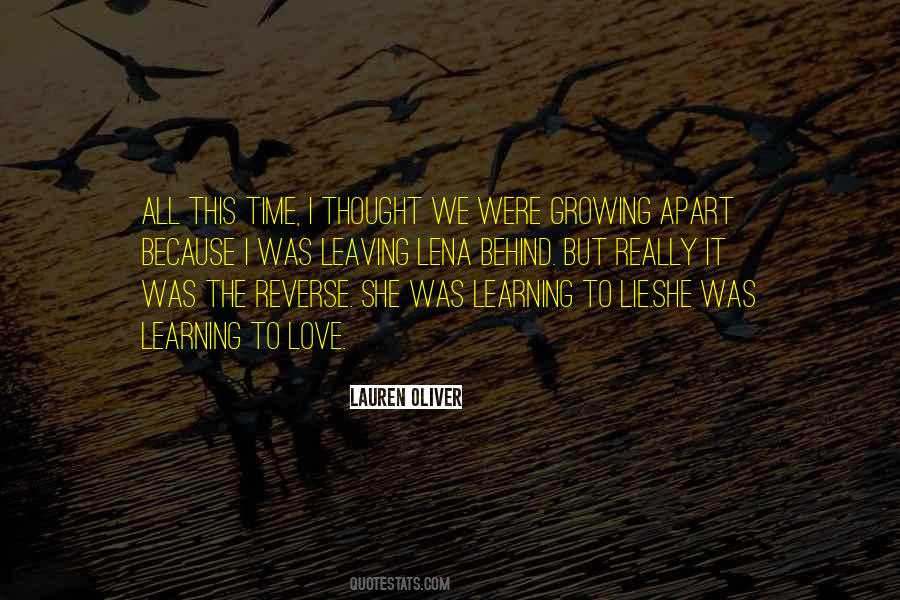 Growing Up Growing Apart Quotes #1100106