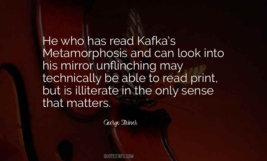 Kafka Metamorphosis Quotes #238362