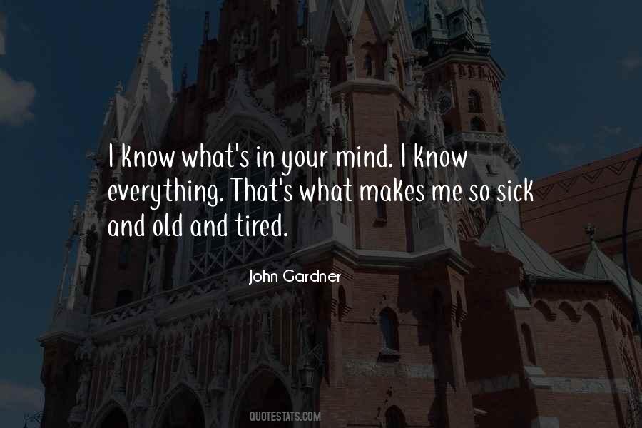 Old And Sick Quotes #718710
