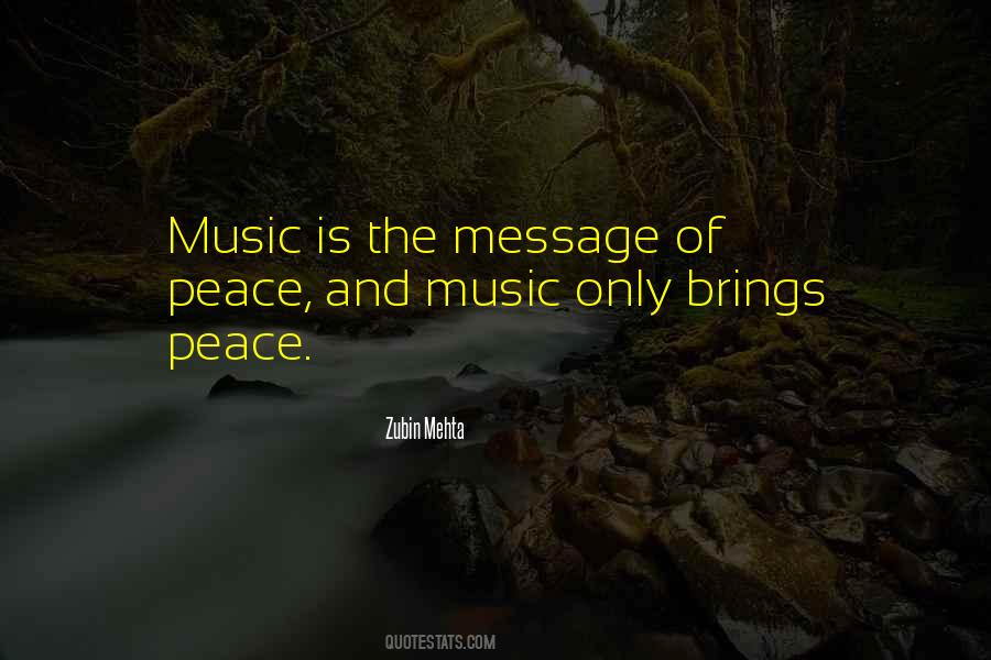 Message Of Peace Quotes #66938