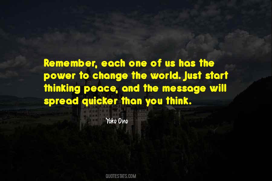 Message Of Peace Quotes #824456